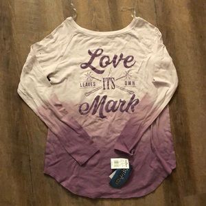 Purple ombré Harry Potter long sleeve shirt